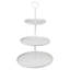 3 Tier White Metal Cake Display Stand