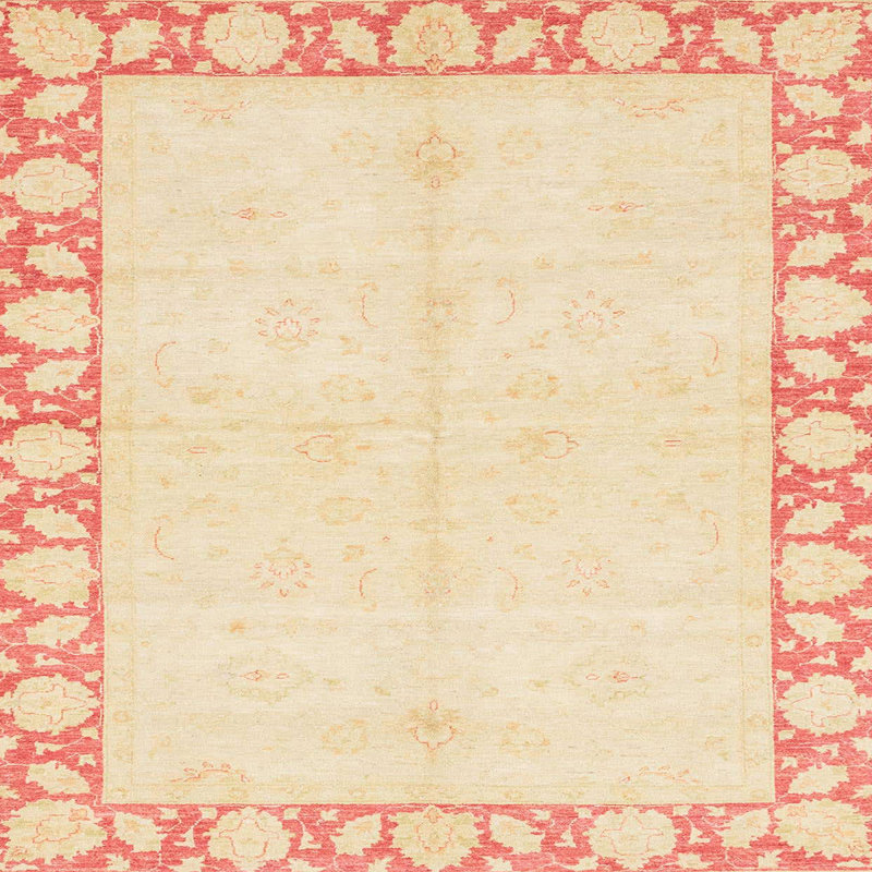 Tapis abstrait moderne 3495, Carré 5 pi