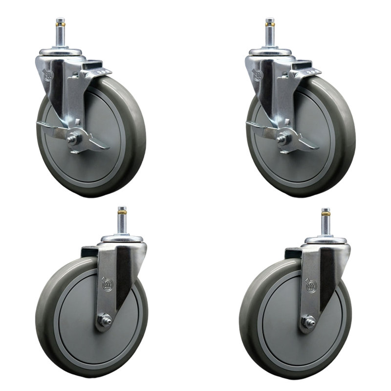 Swivel Grip Ring Stem Caster
