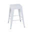 Tabouret à hauteur de comptoir 24 po, ensemble de 2 tabourets de bar en métal sans dossier, non empilable, amovible et facile à assembler, conception peu encombrante pour îlot de cuisine / bar / café / salle à manger-1619274585-1619274596-1619274598