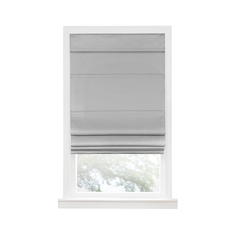 Store romain occultant Lilie, L 31 po x L 64 po, Gris