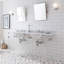 Empire Stone Oval Console Bathroom Sink with Faucet and Overflow-1585281295
