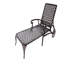Chaise longue en aluminium coulé brun 1Pcs-967572570