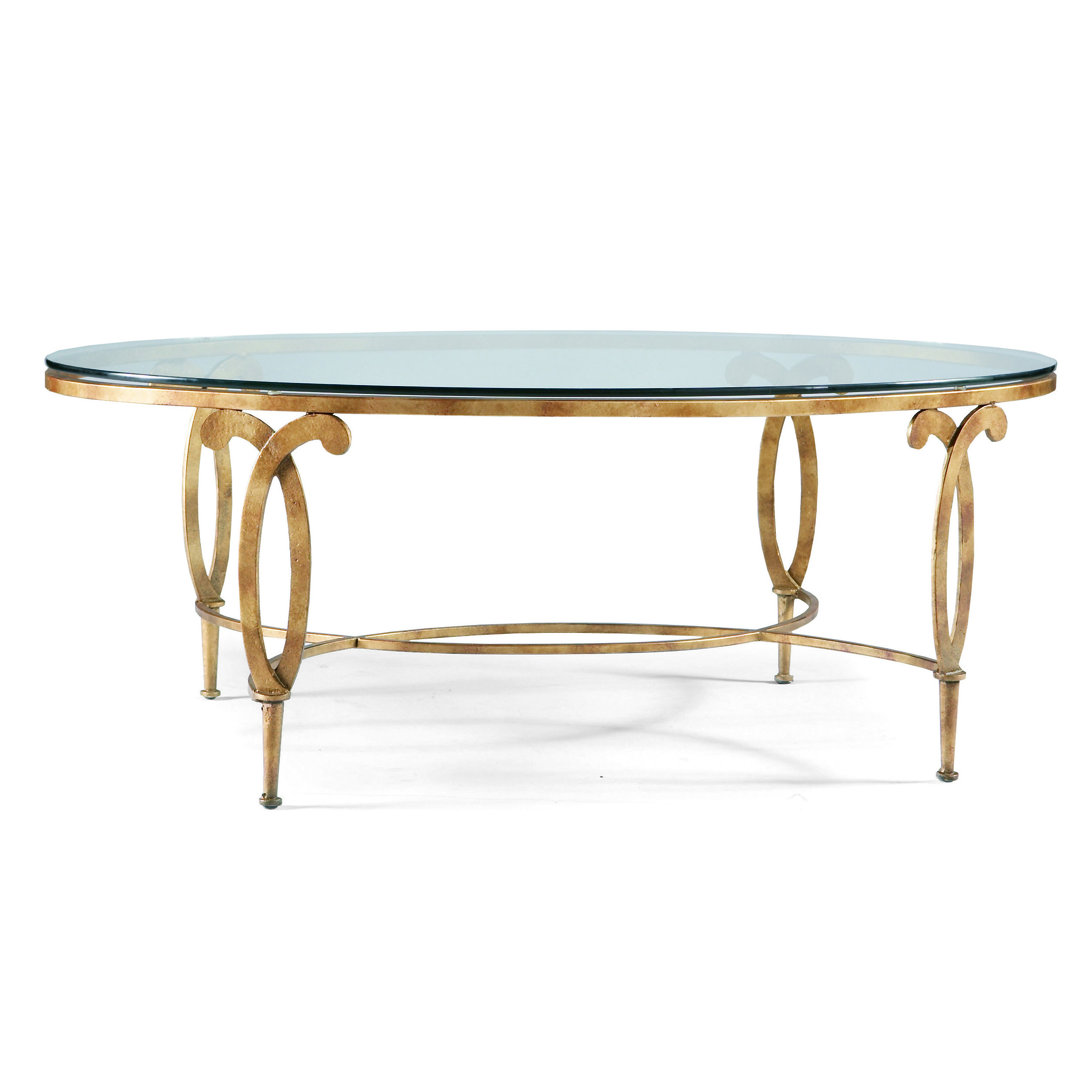 Fleur-De-Lis Coffee Table Sherrill Occasional