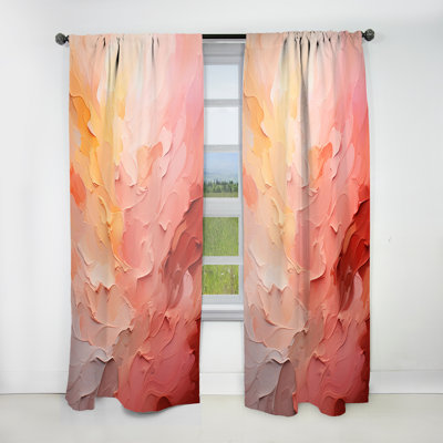 Gradient Grace Artistry - Rideau arc-en-ciel - Velours obscurcissant - 1 panneau