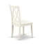 L'ensemble de mobilier de salle à manger 3 pièces comprend une table ronde et 2 chaises en bois, 42 po x 42 po, lin blanc-400322180-400322202