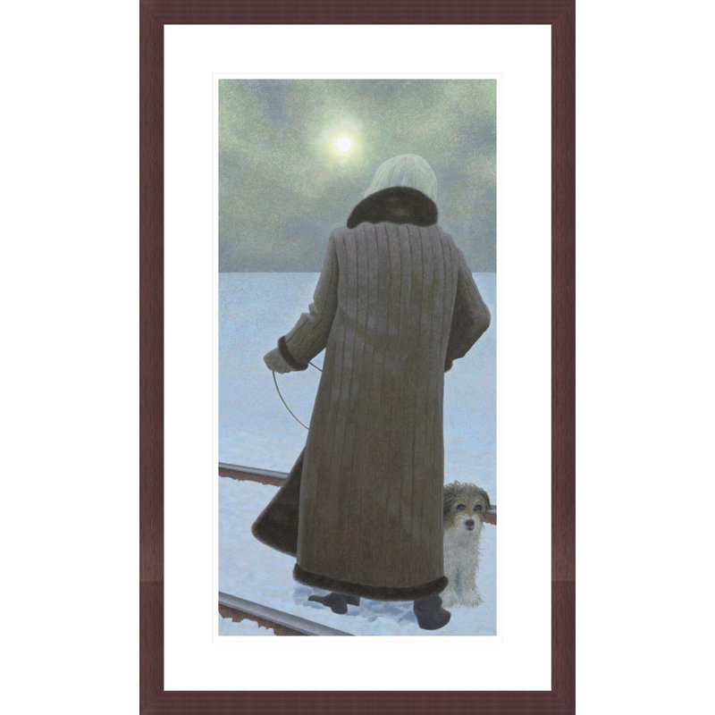 Winter Sun by Alex Colville -Framed Giclee Print, 29.5" H x 18" W