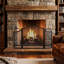 Metal Fireplace Screen