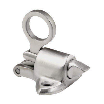 FHC H3610 Window Catch Project-In Spring Type Brushed - White Bronze