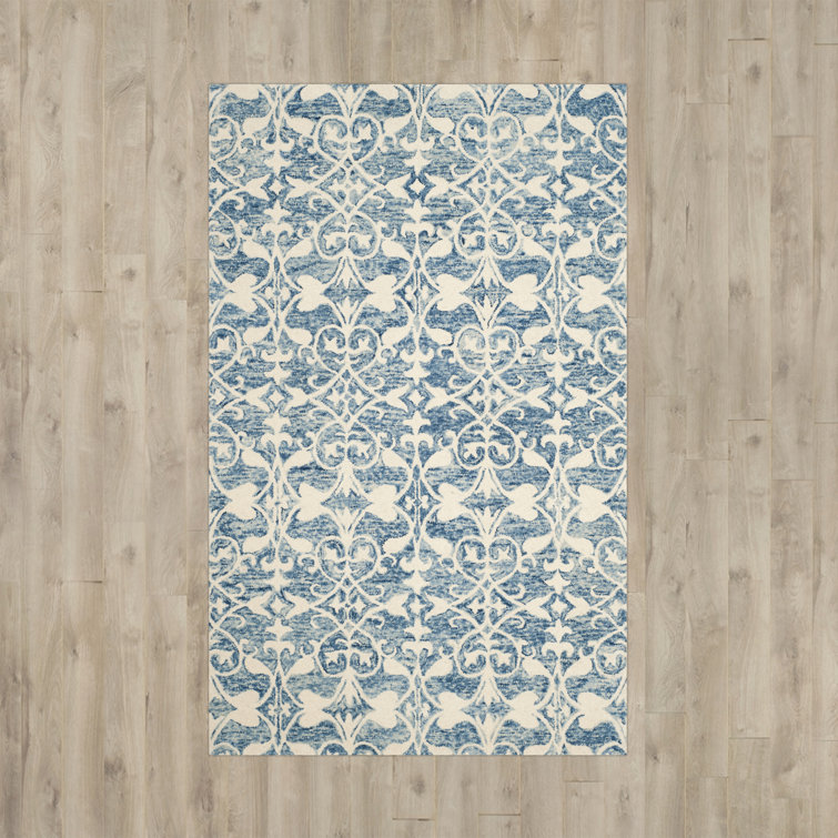 Dashanna Hand Tufted Wool Floral Rug