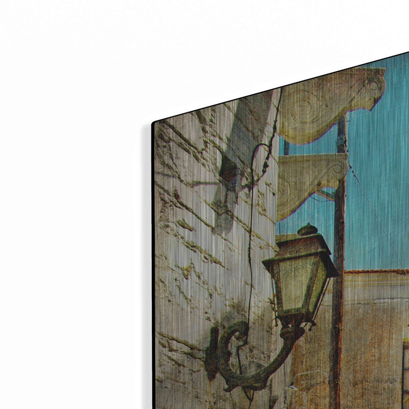 «Ciao Bella III», art mural en métal, H 36 po x l 36 po