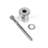 Bruashed Nickel Spacer Set- 4 sets （Spacer, Lag Bolts, Washer) For Track Use
