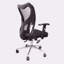 Chaise de bureau haut dossier en filet avec base chromée