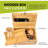 Bamboo Box With Combination Lock Decorative Box For Home Great Gift Choice Stash Storage Lockbox With Storage Jar, Tray, Resealable Bags And More