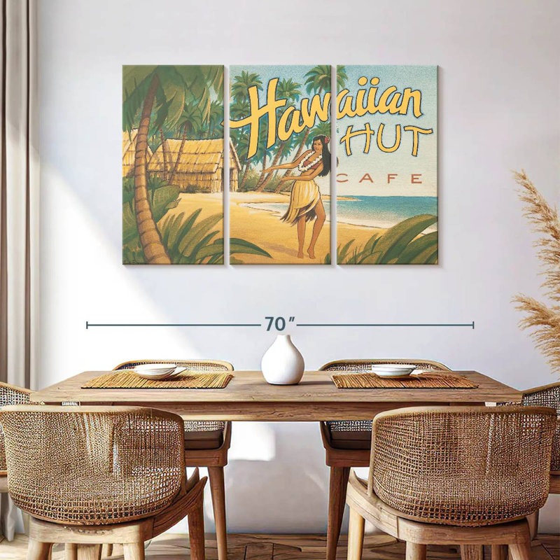 Gillard Hawaiian Hut Cafe, 36" H x 57" W