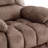 36" Wide Soft Modern Short Plush Manual Massage Heat Recliner with Metal & Plywood Frame-155595623
