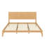 Lit plateforme en bois de bambou-1258200354