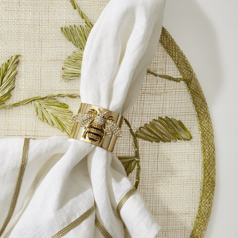 Stripey Bee Napkin Rings