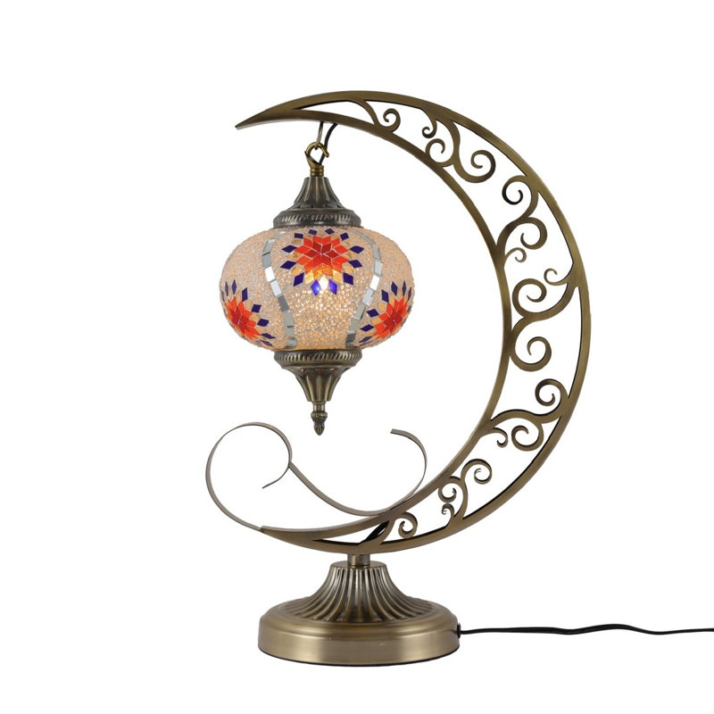 Lampe de table en verre Petersburg
