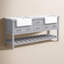 Meuble-lavabo double 72 po Pelaghia-57367799