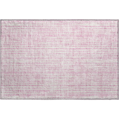 Premium Machine Washable Prisco Pink Rug