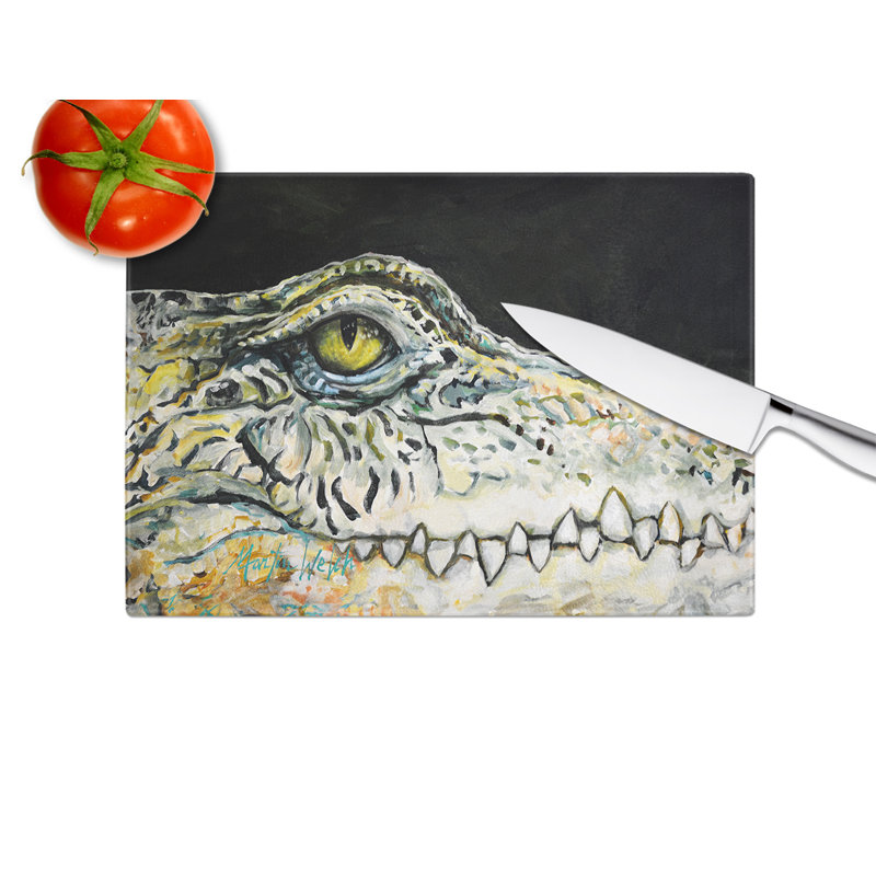 Planche à découper en verre Me Alligator