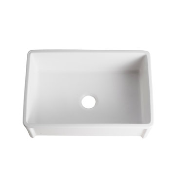 30.16 " L Single Bowl Ceramic Kitchen Sink