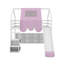 House-Shaped Loft Bed Including Tent-1650937825