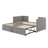 Upholstered Daybed With Pop Up Trundle-1281069977