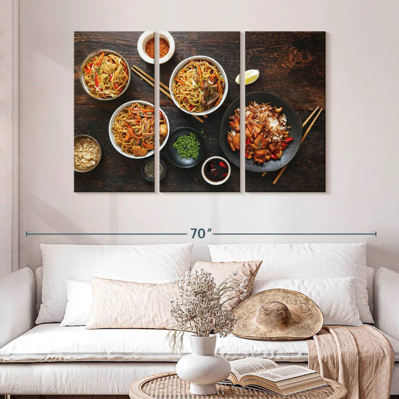 Bols de cuisine asiatique Yarlin, H 32 po x l 50 po