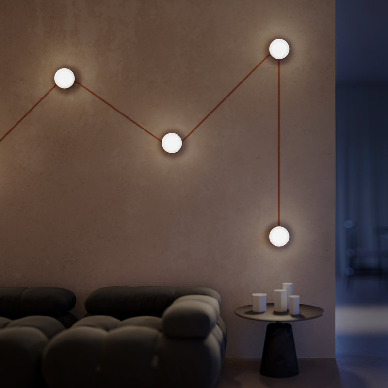 Kiki Connect Wall Lamp, Brushed Bronze Nickel