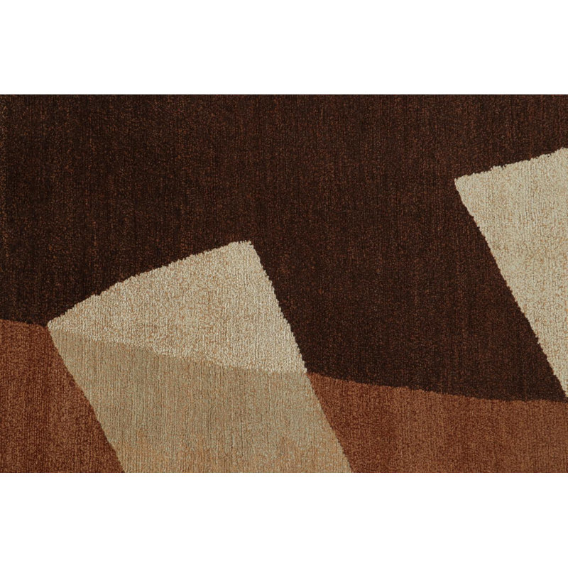 Wool Area Rug in Brown