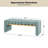 Brame 52.5" W Upholstered Bench with Iron Frame-1941318109