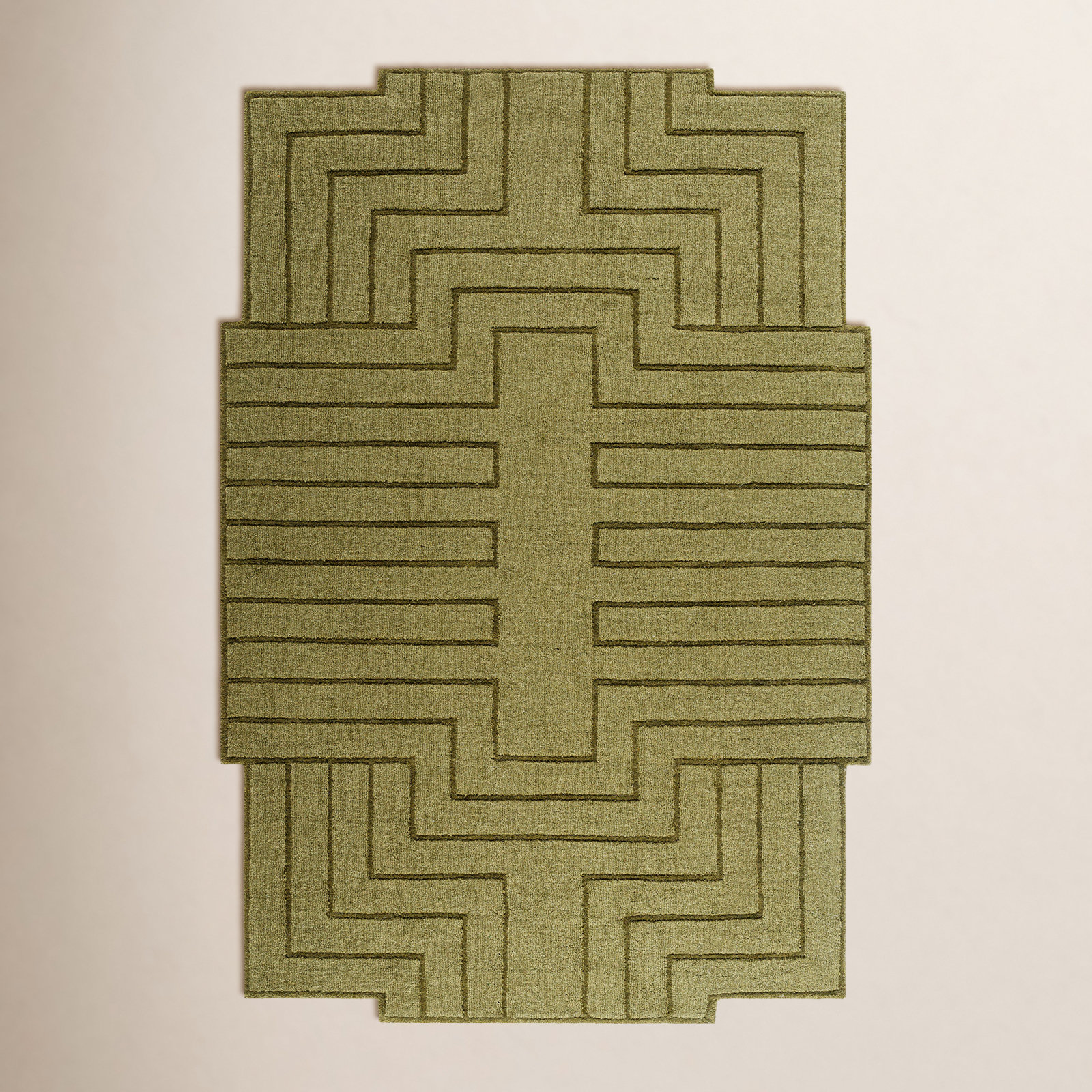 Loretto Hand-Loomed Geometric Area Rug, Novelty 5'7" x 6'