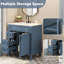 Ensemble de meuble-lavabo autoportant, tablette réglable-1127895478