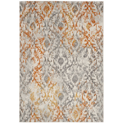 Christa Gray/Orange Rug