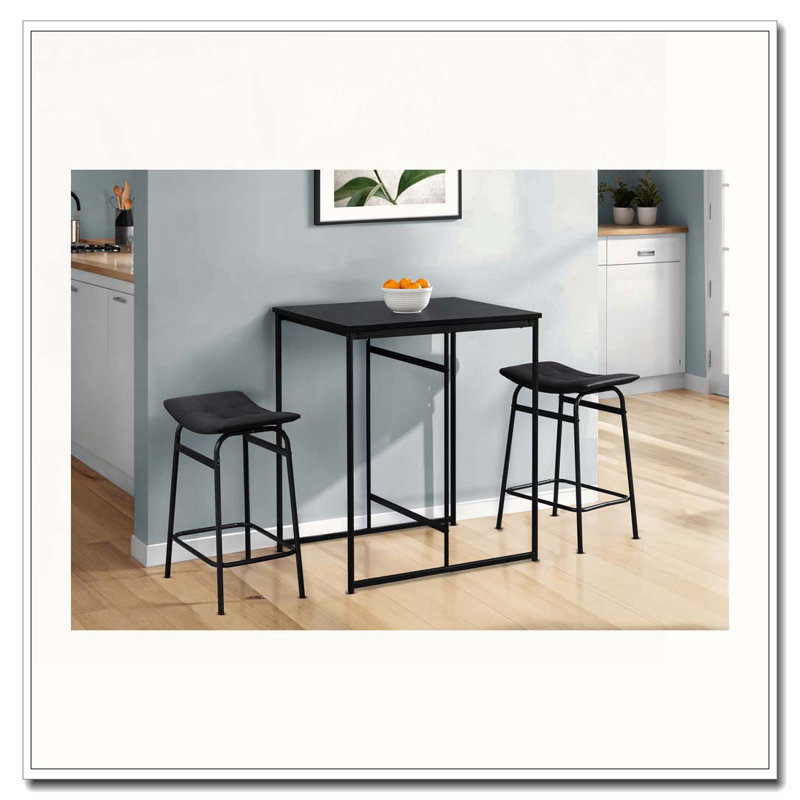 Tabouret de bar, hauteur de comptoir, ensemble de 2,