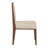 Brogdon Wood Finish 72"-90" Extendable Dining Set, Dining Table With Leaf And Cream Fabric Chairs-582400006-582400007