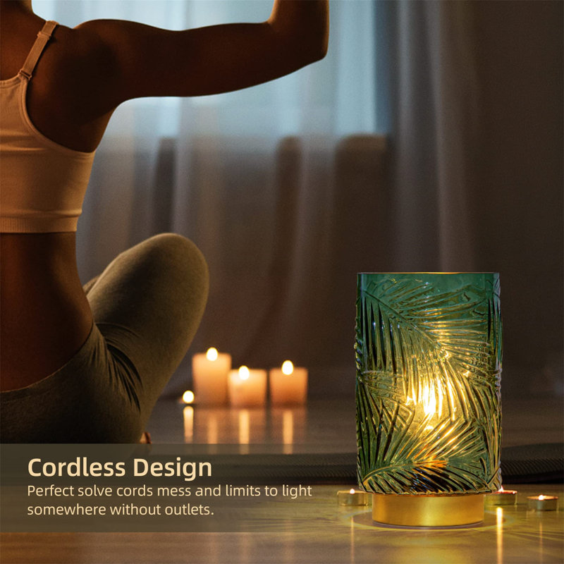 Adariaha Metal Table Lamp, Green