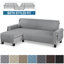 Housse de canapé réversible en forme de L - Housse de canapé modulaire Protection and Elegance-392722886-392722940
