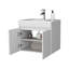 Meuble-lavabo avec 2 portes Rainbow City, blanc-1046911555