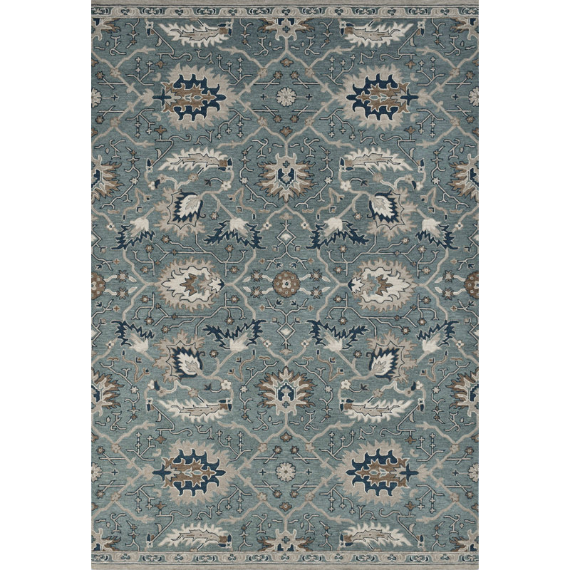Blair Oriental Hand Hooked Area Rug, Rectangle 8'6" x 12'6"