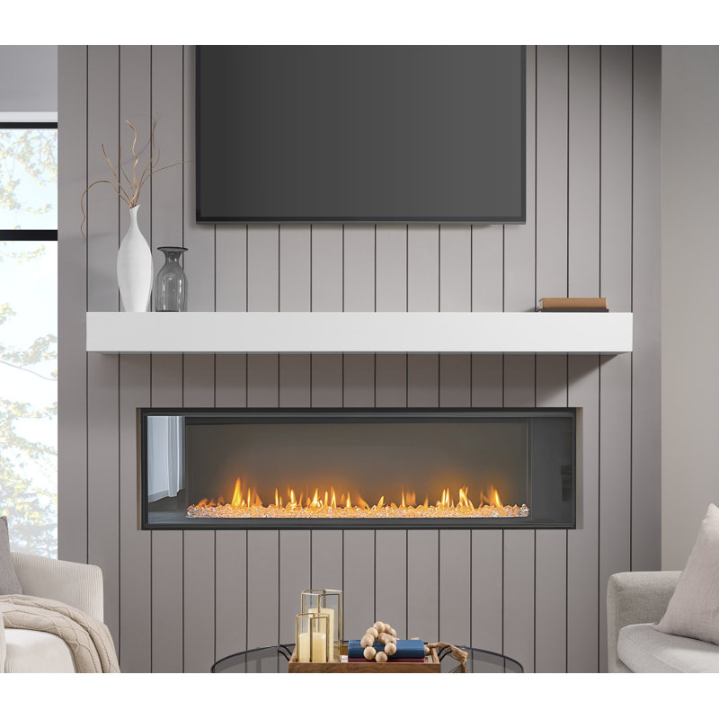 The Sam 84" Shelf MDF White Paint, 84", White