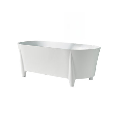 63'' x 29.5'' Freestanding Soaking Acrylic Bathtub