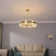 Marais Dimmable Round K9 Crystal Ceiling Light Modern Chandeliers