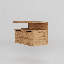 45 cm W Bedside Table-1706796605