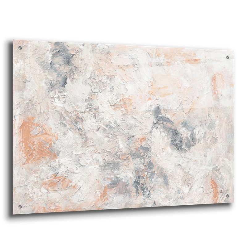 Art mural en verre Ivy Bronx «Springtime 3» par Sarah Adams, H 24 po x l 36 po x P 0,2 po