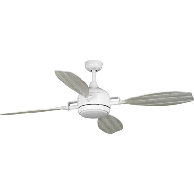 Ventilateur de plafond standard à 4 pales de 56 po Violet avec télécommande et ensemble d'éclairage inclus