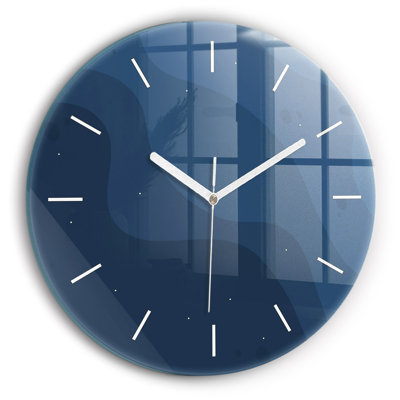 Glass Wall Clock