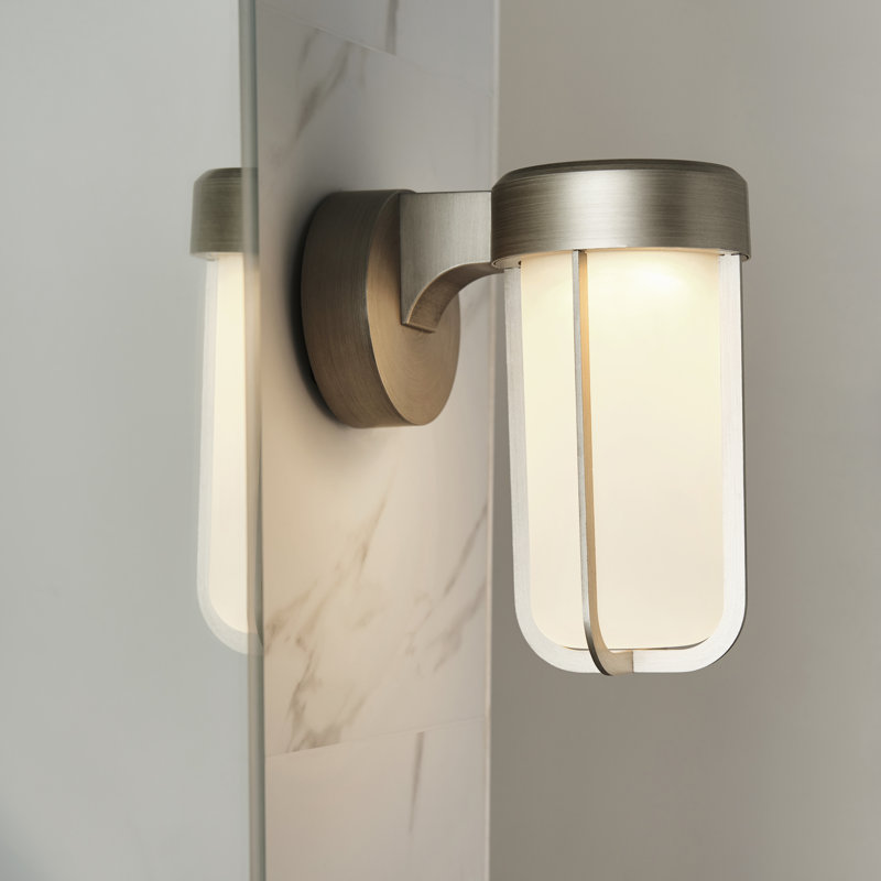 Sentry 1-Light Wall Outdoor Ip44 Lantern, Aged Pewter